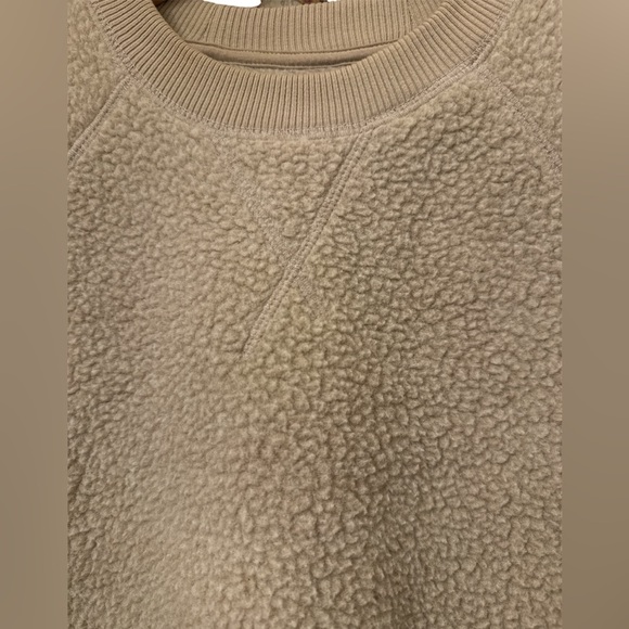 Everlane The Renew Raglan Sherpa Fleece Sweatshirt- Women’s Medium - Picture 5 of 7